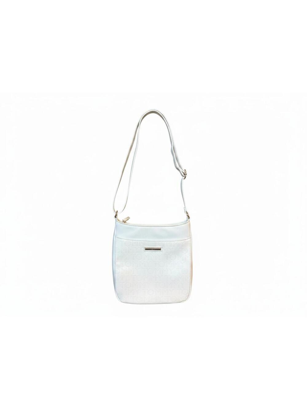 Tommy Hilfiger White Embossed Crossbody Bag (NWOT)